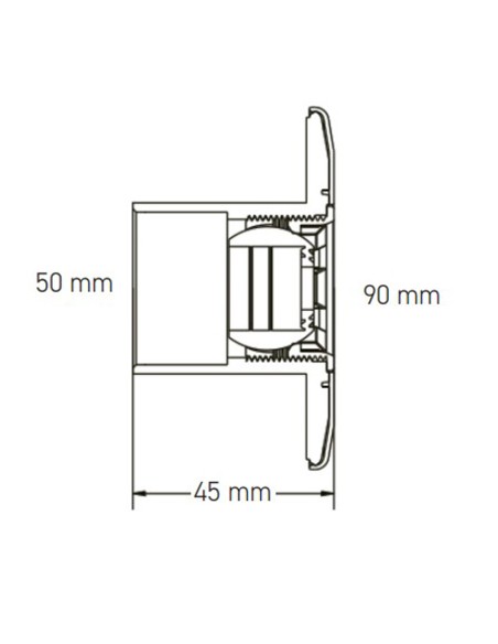 Boquilla impulsion piscina HAYWARD D.50mm PN10 blanca 060500205100