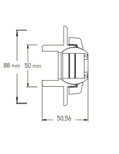 Boquilla impulsion piscina SUPERPOOL D.50mm...