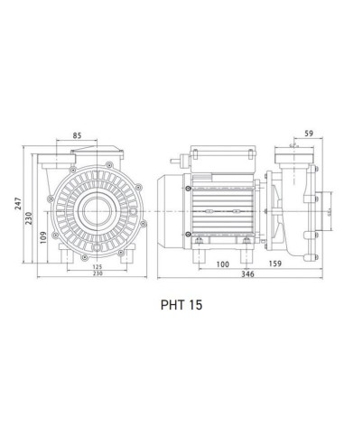 Bomba piscina VIPOOL PHT 15 compatible con...