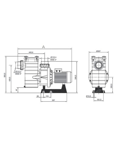Bomba piscina HAYWARD HCP4200   7.50cv tf IE3...