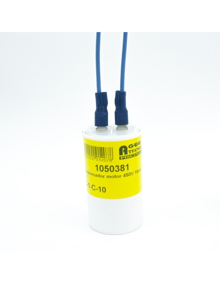 Condensador arranque motor 16mf    450v especial bomba piscina