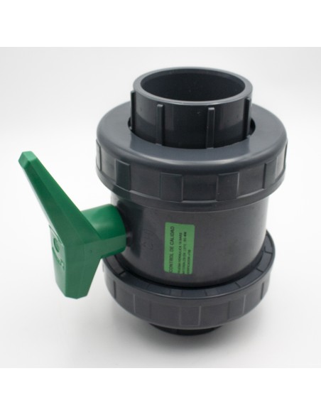 Valvula bola PVC-U H-H   90mm PN10 CH PE 1010091 (presion)